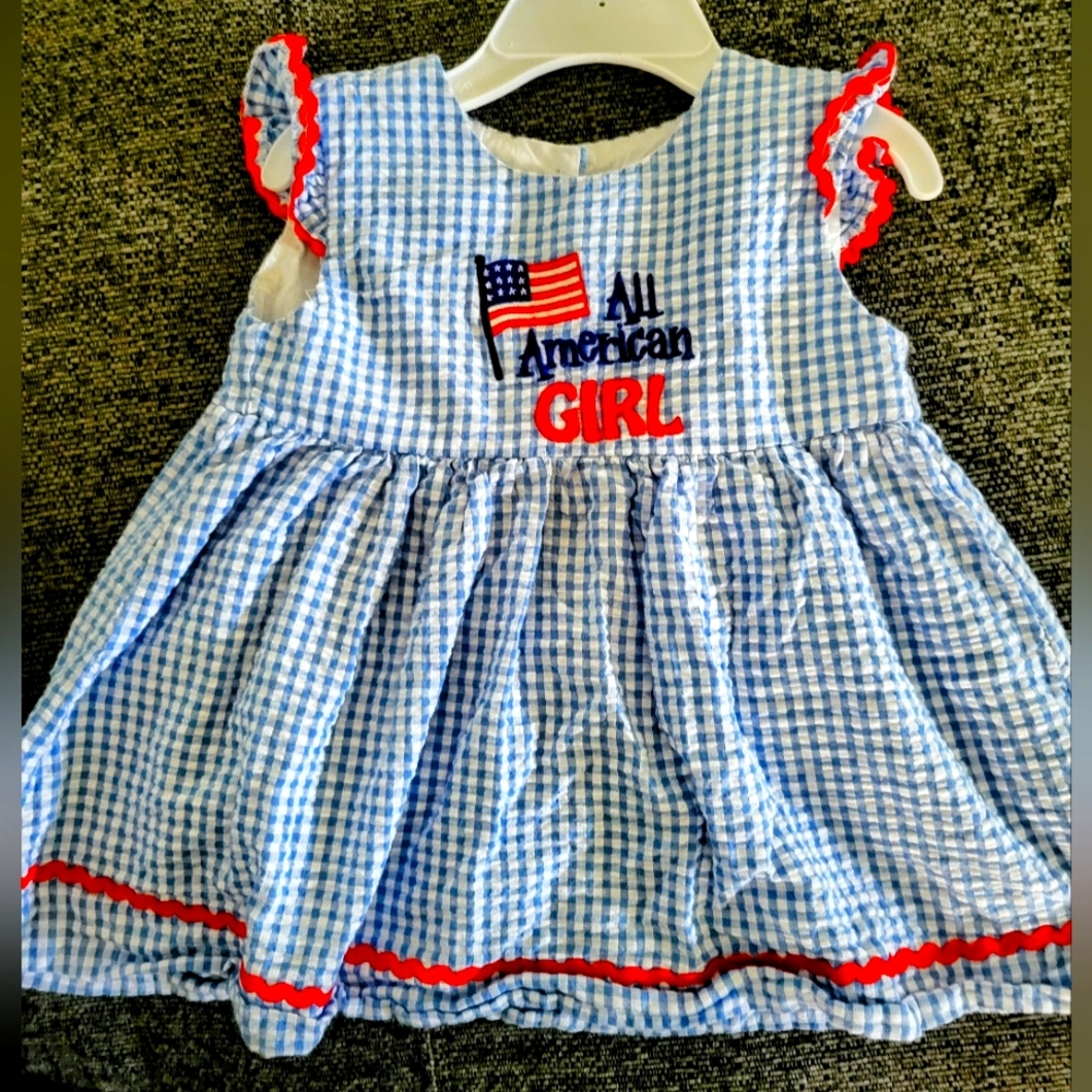 Lil Cactus Embroidered Dress 6-12 Months